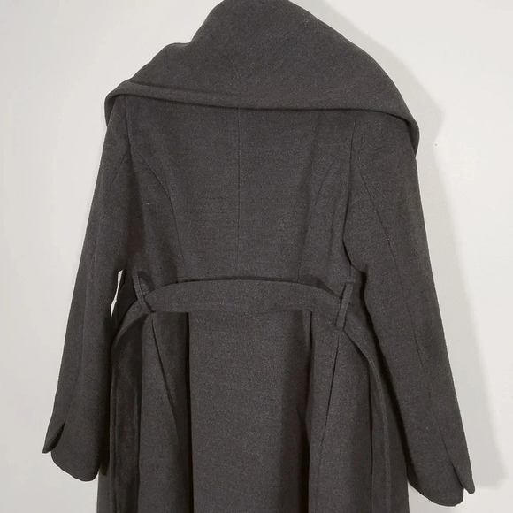 PINK MARTINI |  GREY BELTED COAT - Picture 11 of 12